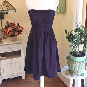 NWT David's Bridal Purple Strapless Dress. Prom, Cocktail,  Party